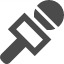 マイクの取材アイコン